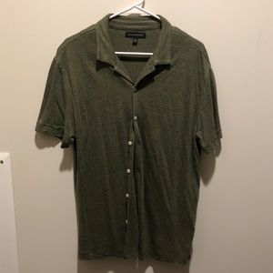 Banana Republic Button Up Shirt Mens M Short Sleeve